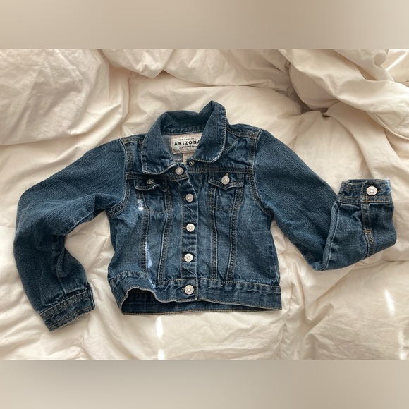Arizona Kids Crop Denim Jacket 6yr Large - Picture 1 of 6